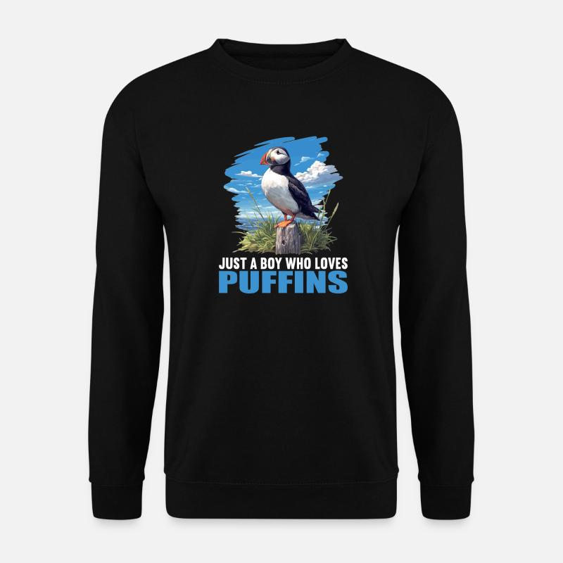 Puffin Papageientaucher - Unisex Pullover - Schwarz