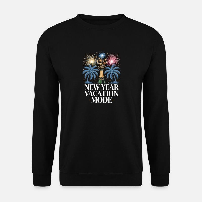 Neujahrsurlaubsmodus - Unisex Pullover - Schwarz