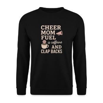 Cadeau du club de pom-pom girls - Sweat-shirt Unisexe - noir - Devant - Alina (178cm) & Michal (187cm)