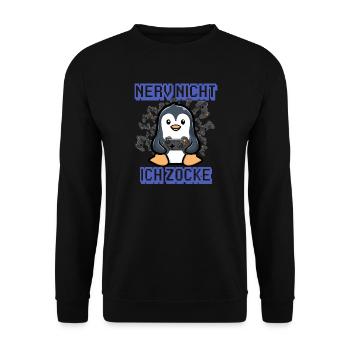 Gaming - Annoying not I gamble - Unisex Sweatshirt - black - Front - Alina (178cm) & Michal (187cm)