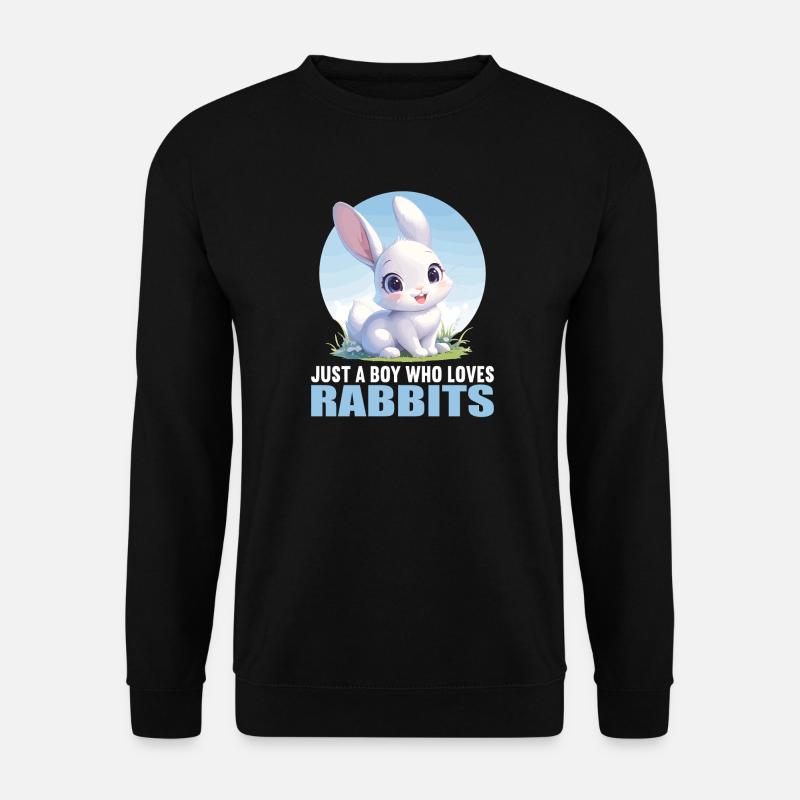 Hasen Hase - Unisex Pullover - Schwarz