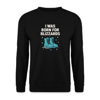 Kaltes Staatsleben Geschenk Eiskalte - Unisex Pullover - Schwarz - Vorne - Alina (178cm) & Michal (187cm)
