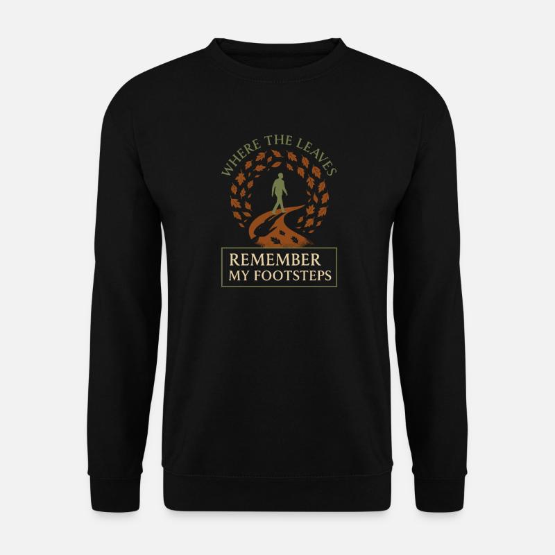 Forest Walk Overthinker Mental Reset - Unisex Sweatshirt - black