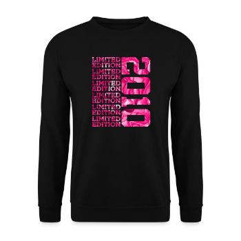 LIMITED EDITION 2010 16 YEARS PINK 16TH BIRTHDAY - Unisex Sweatshirt - black - Front - Alina (178cm) & Michal (187cm)