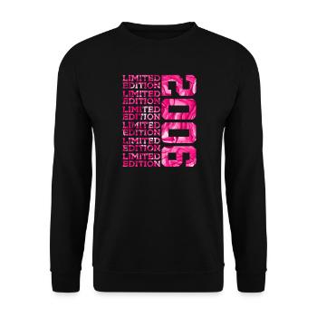 LIMITED EDITION 2006 20 YEARS PINK 20TH BIRTHDAY - Unisex Sweatshirt - black - Front - Alina (178cm) & Michal (187cm)