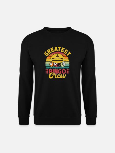 Bingo Game Greatest Crew Bingo - Unisex Sweatshirt - black