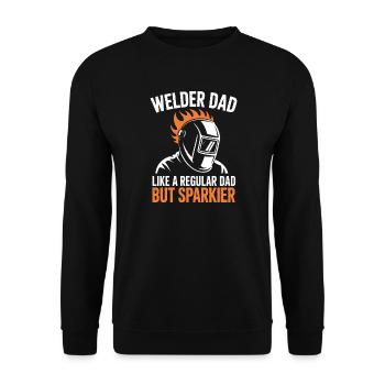 Cadeau, travail, professionnel, Noël, sueur - Sweat-shirt Unisexe - noir - Devant - Alina (178cm) & Michal (187cm)