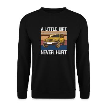 Offroad Racing Dad Off-Roading SUV UTV Car - Unisex Pullover - Schwarz - Vorne - Alina (178cm) & Michal (187cm)