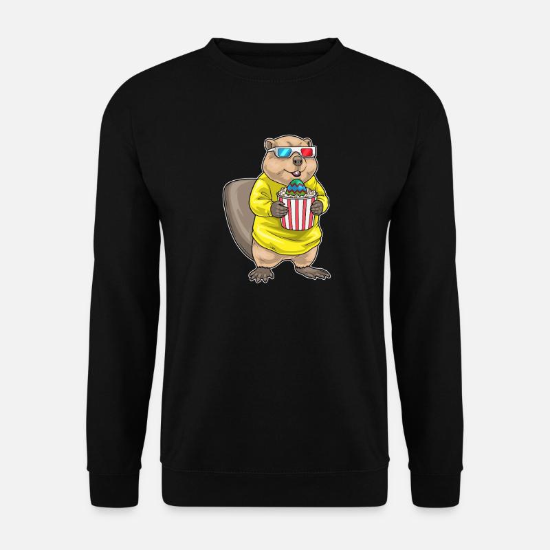 Beaver Easter Cinema - Unisex Sweatshirt - black