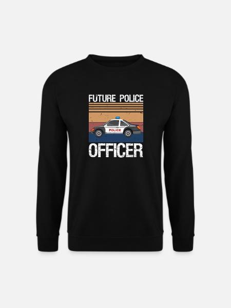 Future policière, policière, policière, - Sweat-shirt Unisexe - noir