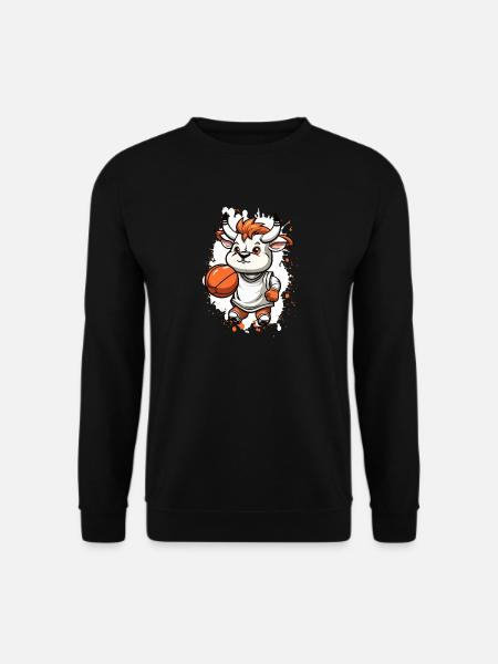 Basketball Bull Comic - Unisex Sweatshirt - black