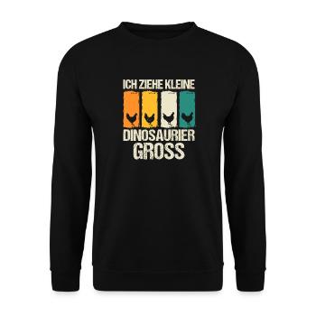 poulets poulets éleveurs de poulets éleveurs poulets d’élevage - Sweat-shirt Unisexe - noir - Devant - Alina (178cm) & Michal (187cm)