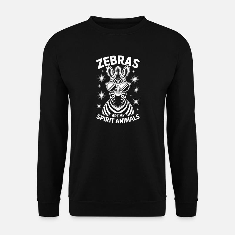 Zebra Saying Funny Zebra Gift - Unisex Sweatshirt - black