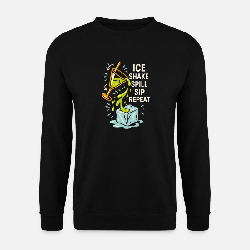 Shaker Stuck Mixologue débutant - Sweat-shirt Unisexe - noir