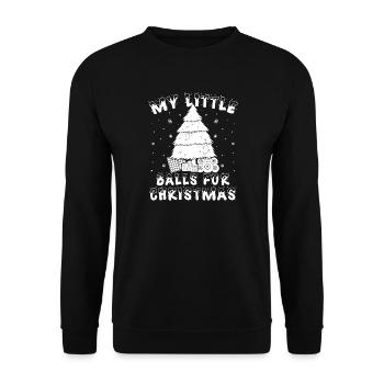 Bingo Player Mes petites boules pour XMas Bingo - Sweat-shirt Unisexe - noir - Devant - Alina (178cm) & Michal (187cm)