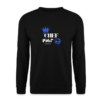 Édition Chef 1967 58 Déclaration d’anniversaire - Sweat-shirt Unisexe - noir - Devant - Alina (178cm) & Michal (187cm)