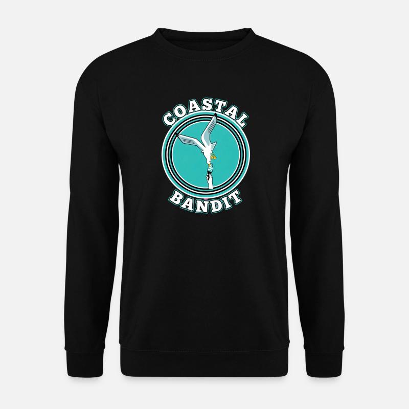 Küstenbandit Möwe Stiehlt Eis - Unisex Sweatshirt - black