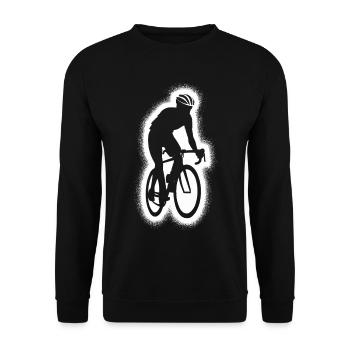 Vélo de route Vélo de route - Sweat-shirt Unisexe - noir - Devant - Alina (178cm) & Michal (187cm)
