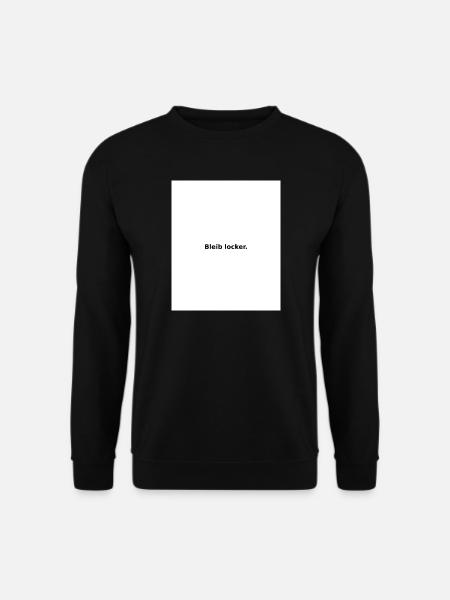 Stay Relaxed – Minimal Slogan - Unisex Sweatshirt - black