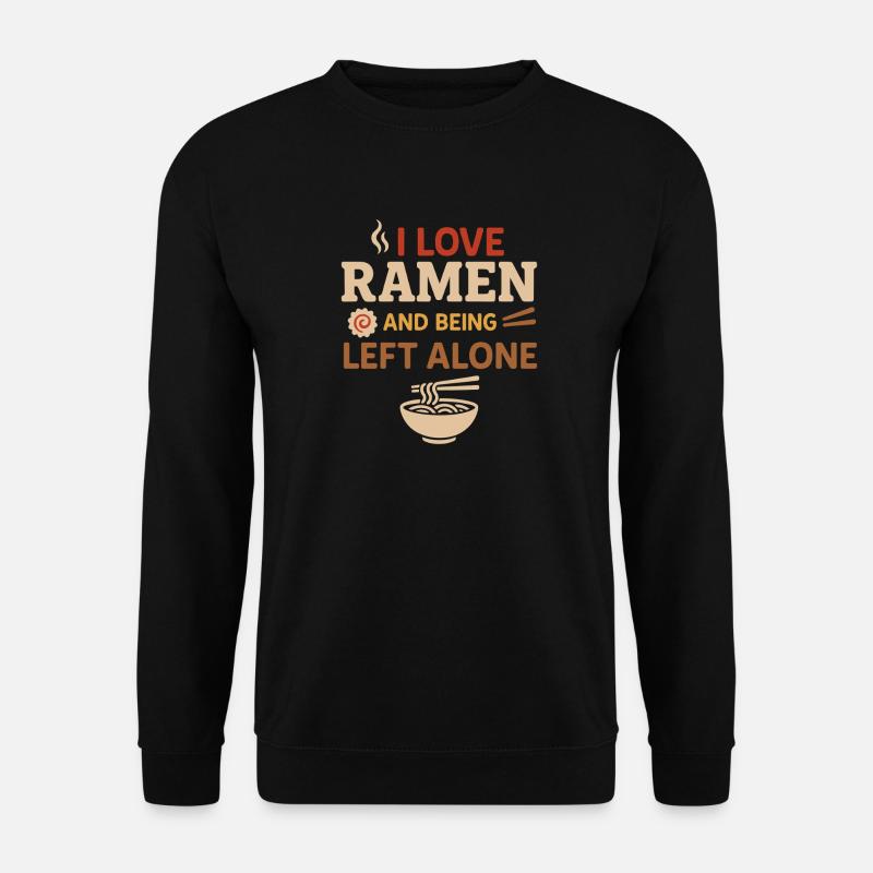 Ramen Bar Real Ramen Tonkotsu Broth - Unisex Sweatshirt - black