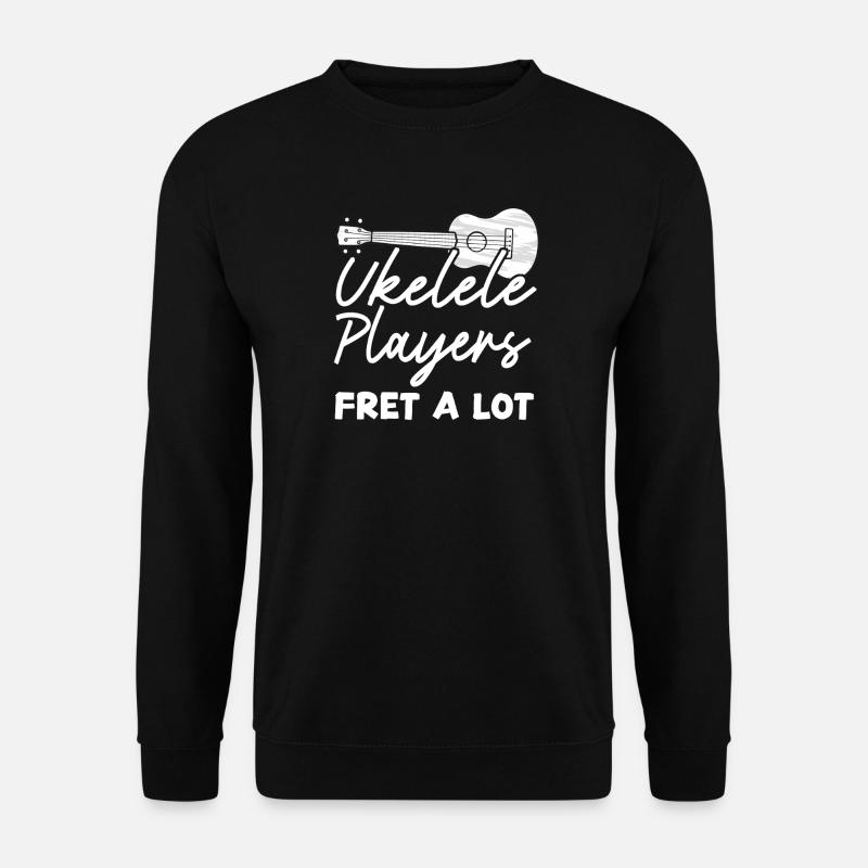 Hawaiian Ukulele Uke Ukulele - Unisex Sweatshirt - black