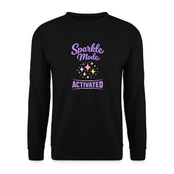 Anime Strong Girl Taking The Force In - Unisex Sweatshirt - black - Front - Alina (178cm) & Michal (187cm)