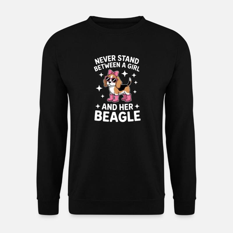 Beagle Sayings Funny Beagle Gift - Unisex Sweatshirt - black