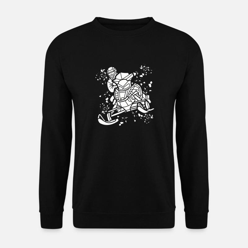 Skidoo Vibrant Snowmobile Adventure - Unisex Sweatshirt - black