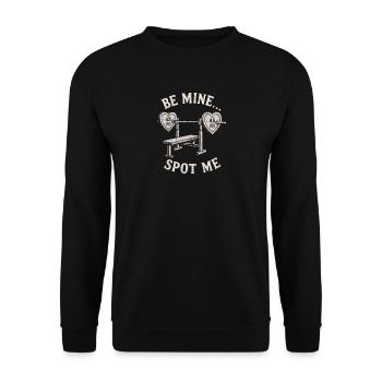 Sois à moi, montre-moi, un entraînement amusant pour la Saint-Valentin - Sweat-shirt Unisexe - noir - Devant - Alina (178cm) & Michal (187cm)