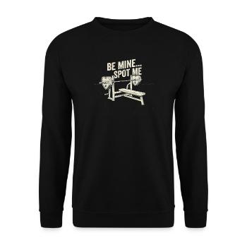 Sois à moi, montre-moi, un entraînement amusant pour la Saint-Valentin - Sweat-shirt Unisexe - noir - Devant - Alina (178cm) & Michal (187cm)
