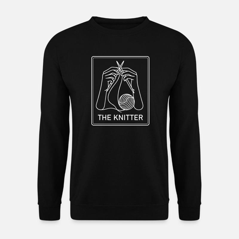 The Knitter Design - Unisex Pullover - Schwarz