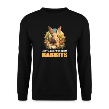 Lapin Lapin - Sweat-shirt Unisexe - noir - Devant - Alina (178cm) & Michal (187cm)