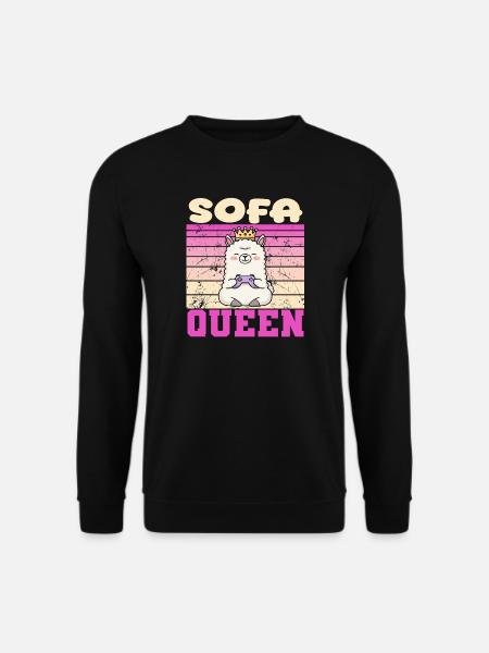 llama gamerin - Unisex Sweatshirt - black
