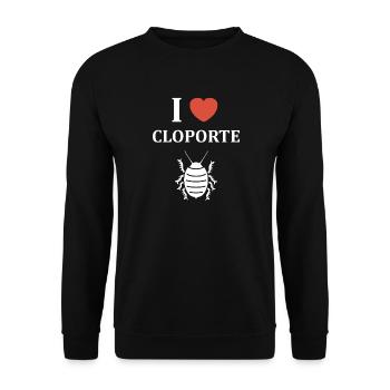 Woodlouse - Unisex Sweatshirt - black - Front - Alina (178cm) & Michal (187cm)