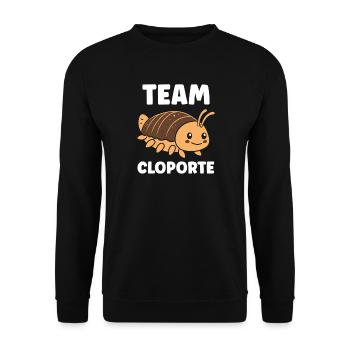 Woodlouse - Unisex Sweatshirt - black - Front - Alina (178cm) & Michal (187cm)