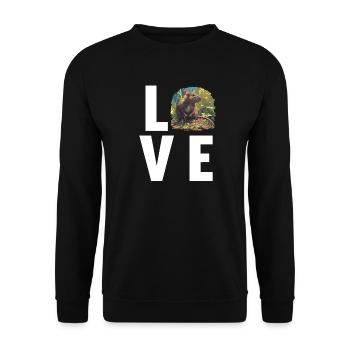Rat Rat - Sweat-shirt Unisexe - noir - Devant - Alina (178cm) & Michal (187cm)