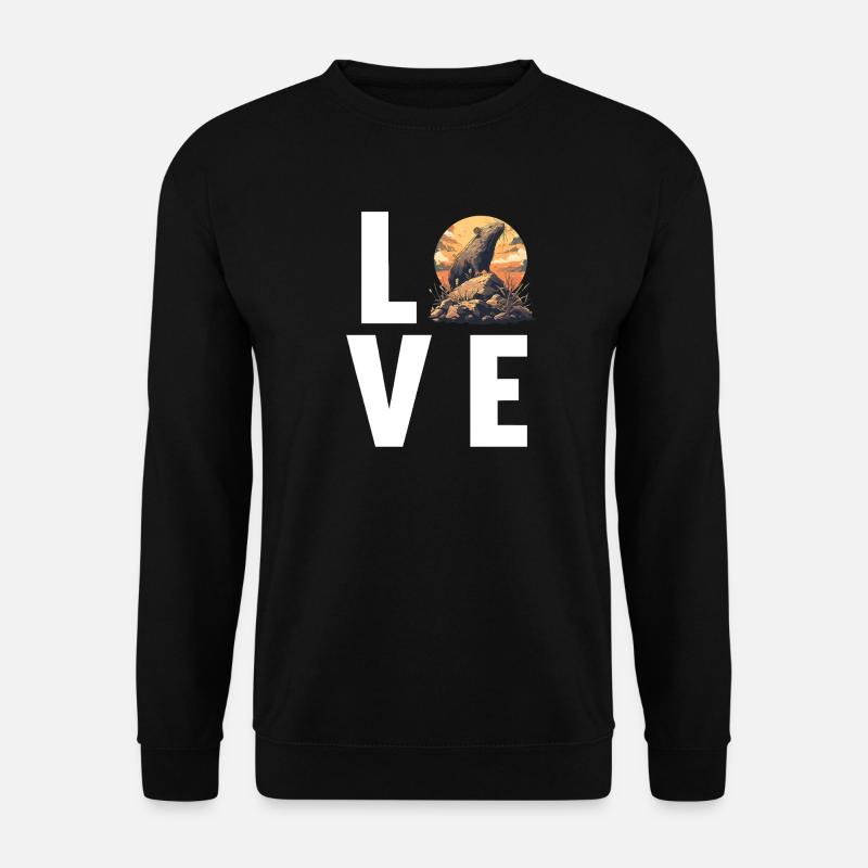 Ratten Ratte - Unisex Pullover - Schwarz