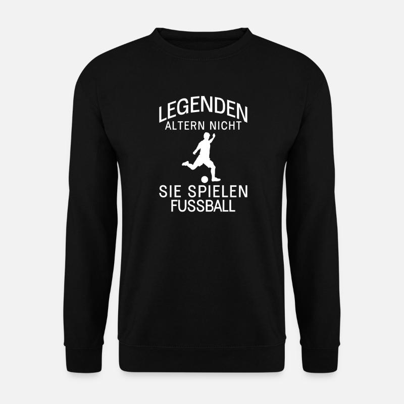Legends don't age Football - Unisex Sweatshirt - black