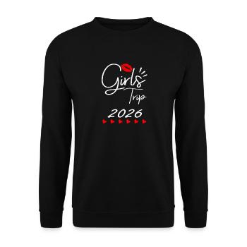 Girl Trip 2026 Gir des filles Strip des filles Strip des filles - Sweat-shirt Unisexe - noir - Devant - Alina (178cm) & Michal (187cm)