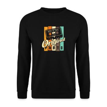 Best of 1976 Limited Edition - Cassette - Unisex Sweatshirt - black - Front - Alina (178cm) & Michal (187cm)