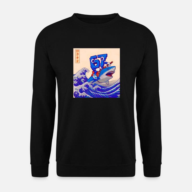 67 Six Seven 67 Brainrot - Unisex Pullover - Schwarz