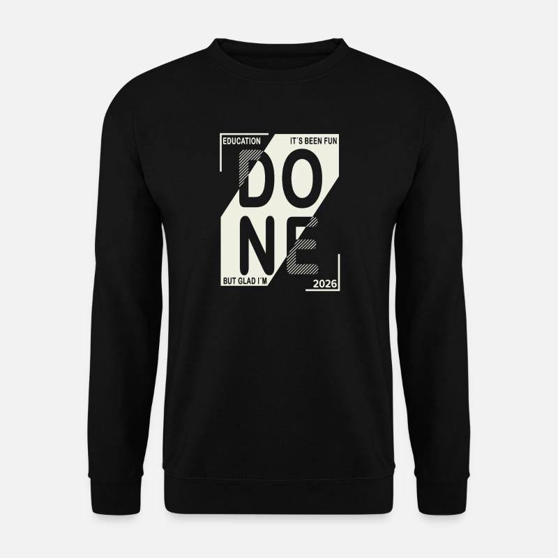Done 2026 – Ausbildung geschafft Design - Unisex Pullover - Schwarz