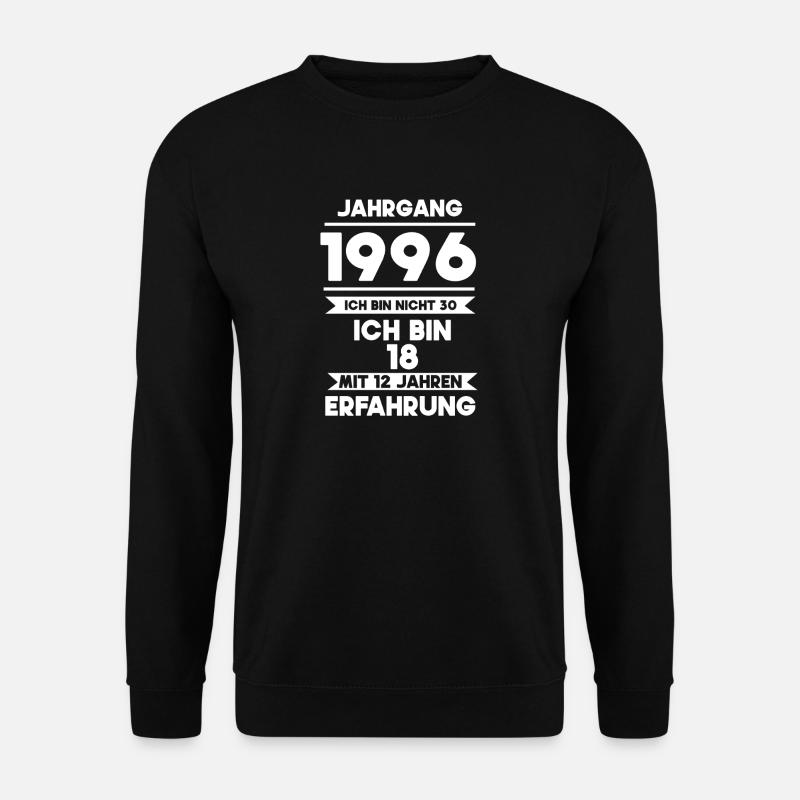Cooler Jahrgang 1996 - Unisex Pullover - Schwarz