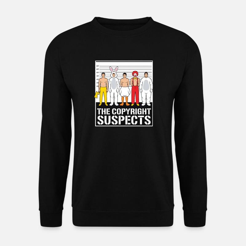 the copyright suspects - Unisex Sweatshirt - black