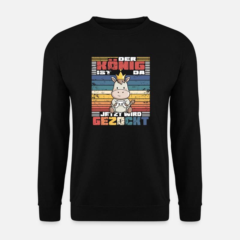 Game King computer game - Unisex Sweatshirt - black