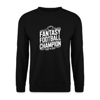 Champion de Fantasy Football - Sweat-shirt Unisexe - noir - Devant - Alina (178cm) & Michal (187cm)