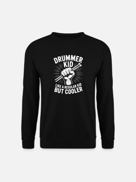 Drummer Saying Funny Drummer Gift - Unisex Sweatshirt - black
