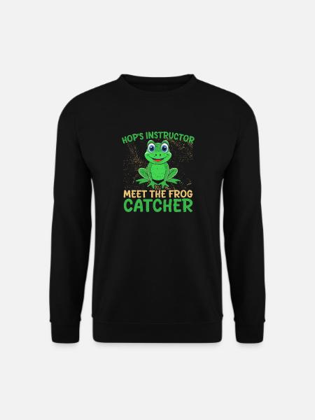 Frog Catcher Hop´s Instructor Frog - Unisex Pullover - Schwarz