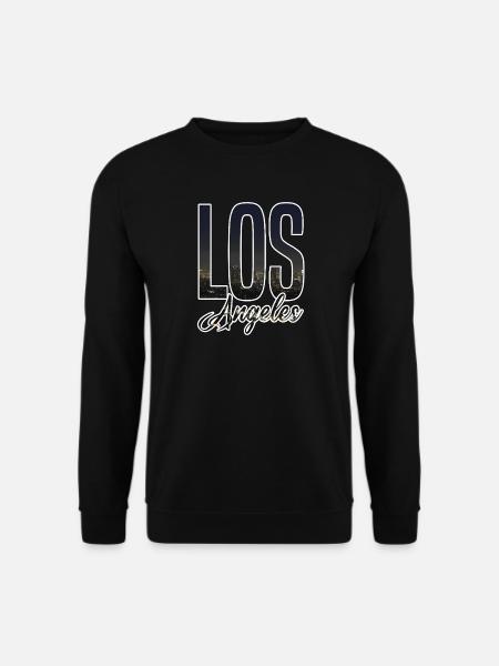 Los Angeles Skyline Lettering - Unisex Sweatshirt - black
