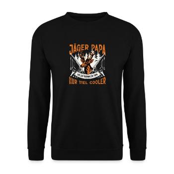 Cadeaux de chasseur Chasse Chasse Examen de chasseur - Sweat-shirt Unisexe - noir - Devant - Alina (178cm) & Michal (187cm)